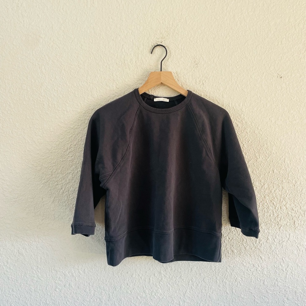 Zara Black / Dark Grey Raglan Sweatshirt